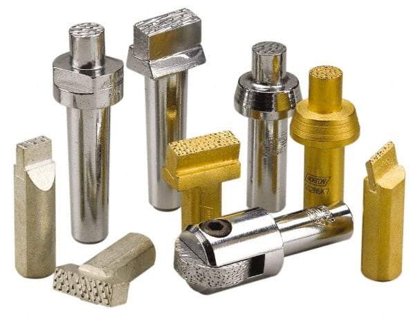 Norton - 3/4 Carat Single Point Diamond Dresser - 2" Long x 7/16" Shank Diam, Contains 1 Stone - Industrial Tool & Supply