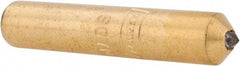 Norton - 3/4 Carat Single Point Diamond Dresser - 2" Long x 3/8" Shank Diam, Contains 3 Stones - Industrial Tool & Supply