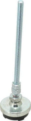 Gibraltar - 3/8-16 Bolt Thread, Studded Pivotal Stud Mount Leveling Pad & Mount - 1,500 Max Lb Capacity, 2" Base Diam - Industrial Tool & Supply