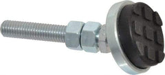 Gibraltar - 1/2-13 Bolt Thread, Studded Pivotal Stud Mount Leveling Pad & Mount - 3,000 Max Lb Capacity, 2" Base Diam - Industrial Tool & Supply