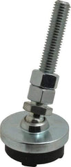 Gibraltar - 1/2-13 Bolt Thread, Studded Pivotal Stud Mount Leveling Pad & Mount - 3,500 Max Lb Capacity, 2" Base Diam - Industrial Tool & Supply