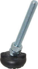 Gibraltar - 1/2-13 Bolt Thread, Studded Pivotal Stud Mount Leveling Pad & Mount - 4,000 Max Lb Capacity, 2" Base Diam - Industrial Tool & Supply