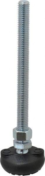 Gibraltar - 1/2-13 Bolt Thread, Studded Pivotal Stud Mount Leveling Pad & Mount - 4,000 Max Lb Capacity, 2" Base Diam - Industrial Tool & Supply