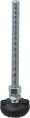 Gibraltar - 1/2-13 Bolt Thread, Studded Pivotal Stud Mount Leveling Pad & Mount - 4,000 Max Lb Capacity, 2" Base Diam - Industrial Tool & Supply