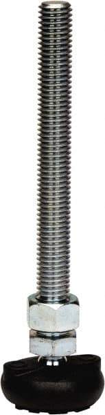 Gibraltar - 5/8-11 Bolt Thread, Studded Pivotal Stud Mount Leveling Pad & Mount - 4,000 Max Lb Capacity, 2" Base Diam - Industrial Tool & Supply
