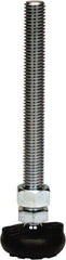 Gibraltar - 5/8-11 Bolt Thread, Studded Pivotal Stud Mount Leveling Pad & Mount - 4,000 Max Lb Capacity, 2" Base Diam - Industrial Tool & Supply