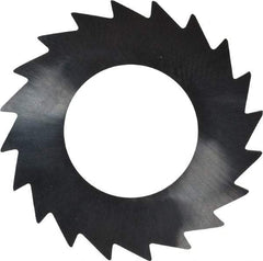 Made in USA - 1" Diam x 0.0313" Blade Thickness x 1/2" Arbor Hole Diam, 20 Tooth Slitting and Slotting Saw - Arbor Connection, Solid Carbide, Concave Ground - Industrial Tool & Supply