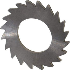 Made in USA - 1" Diam x 1/16" Blade Thickness x 1/2" Arbor Hole Diam, 20 Tooth Slitting and Slotting Saw - Arbor Connection, Solid Carbide, Concave Ground - Industrial Tool & Supply