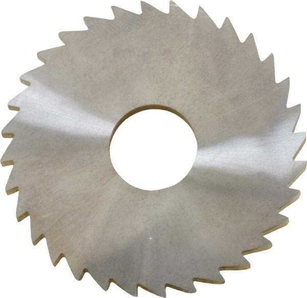 Made in USA - 1-3/4" Diam x 1/8" Blade Thickness x 1/2" Arbor Hole Diam, 32 Tooth Slitting and Slotting Saw - Arbor Connection, Solid Carbide, Concave Ground - Industrial Tool & Supply