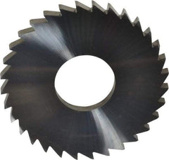 Made in USA - 1-3/4" Diam x 1/8" Blade Thickness x 5/8" Arbor Hole Diam, 32 Tooth Slitting and Slotting Saw - Arbor Connection, Solid Carbide, Concave Ground - Industrial Tool & Supply