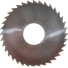 Made in USA - 2" Diam x 0.0313" Blade Thickness x 5/8" Arbor Hole Diam, 36 Tooth Slitting and Slotting Saw - Arbor Connection, Uncoated, Solid Carbide, Concave Ground - Industrial Tool & Supply