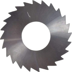 Made in USA - 1-1/4" Diam x 1/16" Blade Thickness x 1/2" Arbor Hole Diam, 24 Tooth Slitting and Slotting Saw - Arbor Connection, Right Hand, Uncoated, Solid Carbide, Concave Ground - Industrial Tool & Supply