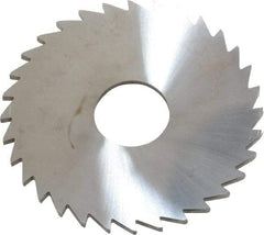 Made in USA - 1-3/4" Diam x 1/16" Blade Thickness x 1/2" Arbor Hole Diam, 32 Tooth Slitting and Slotting Saw - Arbor Connection, Solid Carbide, Concave Ground - Industrial Tool & Supply
