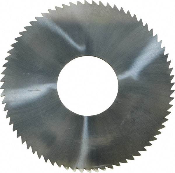 Made in USA - 2-1/2" Diam x 1/16" Blade Thickness x 7/8" Arbor Hole Diam, 72 Tooth Slitting and Slotting Saw - Arbor Connection, Solid Carbide, Concave Ground - Industrial Tool & Supply