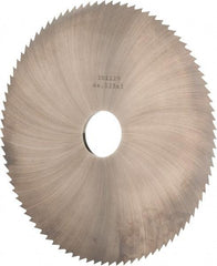 Made in USA - 6" Diam x 1/8" Blade Thickness x 1" Arbor Hole Diam, 120 Tooth Slitting and Slotting Saw - Arbor Connection, Solid Carbide, Concave Ground - Industrial Tool & Supply