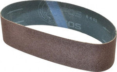 Made in USA - 2" Wide x 18-15/16" OAL, 60 Grit, Aluminum Oxide Abrasive Belt - Aluminum Oxide, Medium, Coated - Industrial Tool & Supply