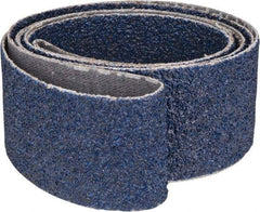 Norton - 1-1/2" Wide x 60" OAL, 36 Grit, Zirconia Alumina Abrasive Belt - Zirconia Alumina, Very Coarse, Coated, Y Weighted Cloth Backing, Dry, Series R821 - Industrial Tool & Supply