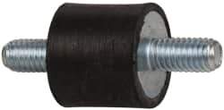 Tech Products - 16 Lb Capacity, 10-32 Stud/Stud Vibration Isolator - 9/16" Diam, 1/2" High - Industrial Tool & Supply