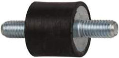 Tech Products - 16 Lb Capacity, 10-32 Stud/Stud Vibration Isolator - 9/16" Diam, 1/2" High - Industrial Tool & Supply