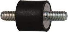 Tech Products - 18 Lb Capacity, 10-32 Stud/Stud Vibration Isolator - 9/16" Diam, 1/2" High - Industrial Tool & Supply