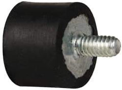 Tech Products - 55 Lb Capacity, 1/4-20 Plate/Stud Vibration Isolator - 1" Diam, 3/4" High - Industrial Tool & Supply