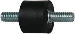 Tech Products - 44 Lb Capacity, 5/16-18 Stud/Stud Vibration Isolator - 1" Diam, 3/4" High - Industrial Tool & Supply