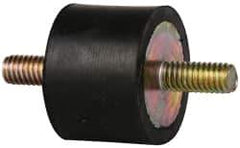 Tech Products - 74 Lb Capacity, 5/16-18 Stud/Stud Vibration Isolator - 1-3/8" Diam, 1" High - Industrial Tool & Supply