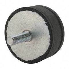 Tech Products - 760 Lb Capacity, 1/2-13 Plate/Stud Vibration Isolator - 3-1/8" Diam, 1-1/2" High - Industrial Tool & Supply