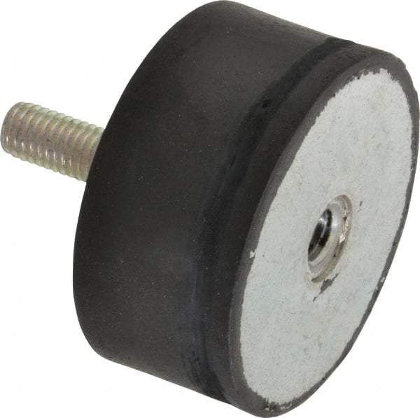 Tech Products - 980 Lb Capacity, 1/2-13 Plate/Stud Vibration Isolator - 3-1/8" Diam, 1-1/2" High - Industrial Tool & Supply