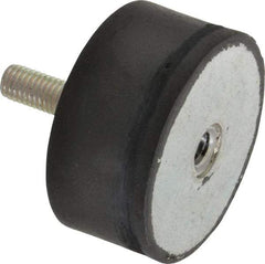 Tech Products - 980 Lb Capacity, 1/2-13 Plate/Stud Vibration Isolator - 3-1/8" Diam, 1-1/2" High - Industrial Tool & Supply