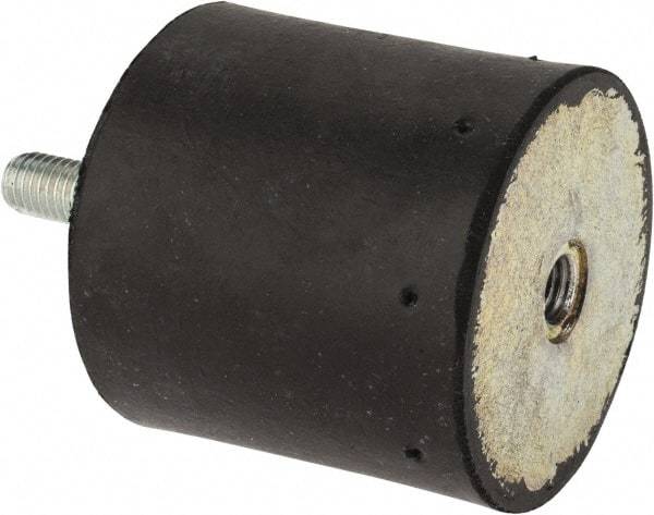 Tech Products - 410 Lb Capacity, 1/2-13 Plate/Stud Vibration Isolator - 3-1/8" Diam, 3" High - Industrial Tool & Supply