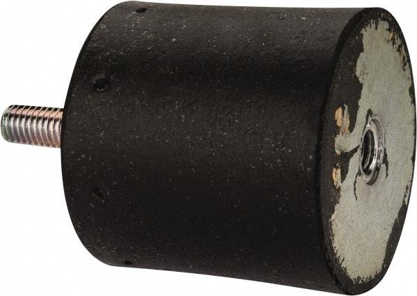 Tech Products - 690 Lb Capacity, 1/2-13 Plate/Stud Vibration Isolator - 3-1/8" Diam, 3" High - Industrial Tool & Supply