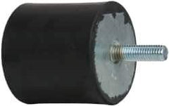 Tech Products - 910 Lb Capacity, 1/2-13 Plate/Stud Vibration Isolator - 3-1/8" Diam, 3" High - Industrial Tool & Supply