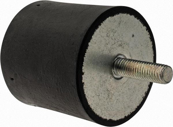 Tech Products - 1190 Lb Capacity, 1/2-13 Plate/Stud Vibration Isolator - 3-1/8" Diam, 3" High - Industrial Tool & Supply