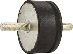 Tech Products - 980 Lb Capacity, 1/2-13 Stud/Stud Vibration Isolator - 3-1/8" Diam, 1-1/2" High - Industrial Tool & Supply