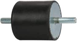 Tech Products - 250 Lb Capacity, 1/2-13 Stud/Stud Vibration Isolator - 3-1/8" Diam, 3" High - Industrial Tool & Supply