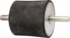 Tech Products - 410 Lb Capacity, 1/2-13 Stud/Stud Vibration Isolator - 3-1/8" Diam, 3" High - Industrial Tool & Supply