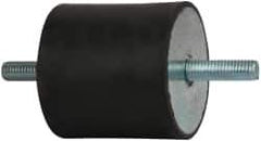 Tech Products - 910 Lb Capacity, 1/2-13 Stud/Stud Vibration Isolator - 3-1/8" Diam, 3" High - Industrial Tool & Supply
