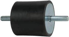 Tech Products - 1190 Lb Capacity, 1/2-13 Stud/Stud Vibration Isolator - 3-1/8" Diam, 3" High - Industrial Tool & Supply