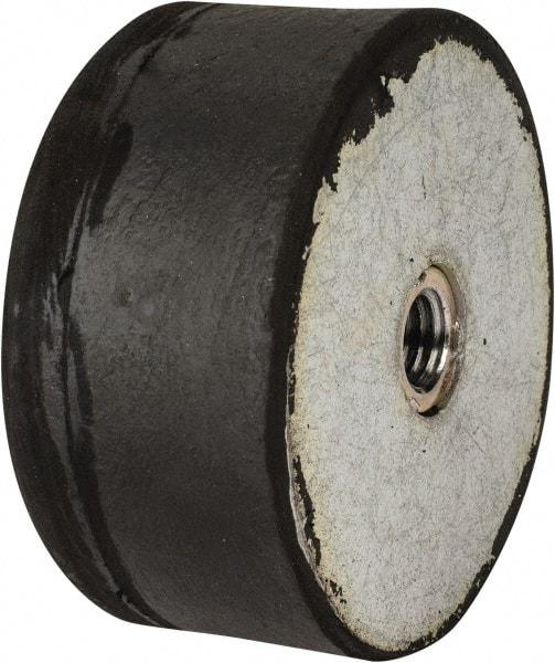 Tech Products - 1260 Lb Capacity, 1/2-13 Plate/Plate Vibration Isolator - 3-1/8" Diam, 1-1/2" High - Industrial Tool & Supply