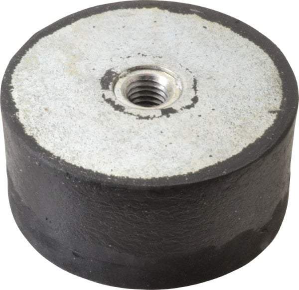 Tech Products - 1550 Lb Capacity, 1/2-13 Plate/Plate Vibration Isolator - 3-1/8" Diam, 1-1/2" High - Industrial Tool & Supply
