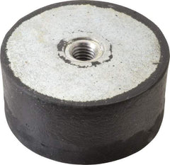 Tech Products - 1550 Lb Capacity, 1/2-13 Plate/Plate Vibration Isolator - 3-1/8" Diam, 1-1/2" High - Industrial Tool & Supply