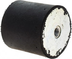 Tech Products - 410 Lb Capacity, 1/2-13 Plate/Plate Vibration Isolator - 3-1/8" Diam, 3" High - Industrial Tool & Supply