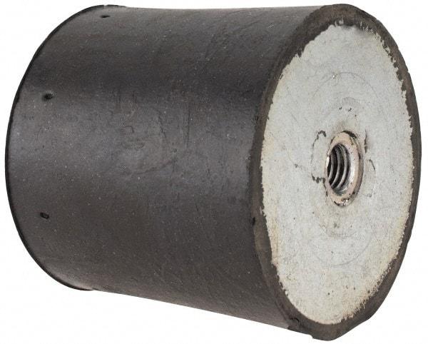 Tech Products - 1190 Lb Capacity, 1/2-13 Plate/Plate Vibration Isolator - 3-1/8" Diam, 3" High - Industrial Tool & Supply
