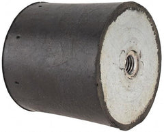 Tech Products - 1190 Lb Capacity, 1/2-13 Plate/Plate Vibration Isolator - 3-1/8" Diam, 3" High - Industrial Tool & Supply