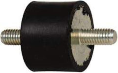 Tech Products - 55 Lb Capacity, M6 Stud/Stud Vibration Isolator - 25mm Diam, 19mm High - Industrial Tool & Supply