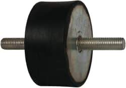 Tech Products - 360 Lb Capacity, M12 Stud/Stud Vibration Isolator - 79mm Diam, 38mm High - Industrial Tool & Supply