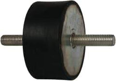 Tech Products - 360 Lb Capacity, M12 Stud/Stud Vibration Isolator - 79mm Diam, 38mm High - Industrial Tool & Supply