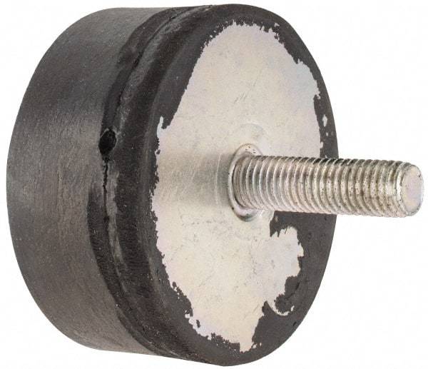 Tech Products - 540 Lb Capacity, M12 Plate/Plate Vibration Isolator - 79mm Diam, 38mm High - Industrial Tool & Supply