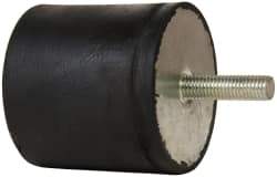 Tech Products - 910 Lb Capacity, M12 Plate/Plate Vibration Isolator - 79mm Diam, 76mm High - Industrial Tool & Supply